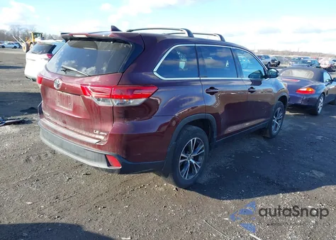 2019 Toyota Highlander Le Plus from USA, damaged, VIN 5TDBZRFH9KS735060